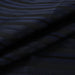 Cotton Blend Jacquard Stripes - Mid-Weight - Blue and Black-Fabric-FabricSight
