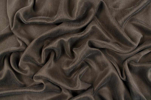 Cupro Viscose Blend Twill, Vegan Certified - Earthy Moss (1 Mt Remnant)-Remnant-FabricSight