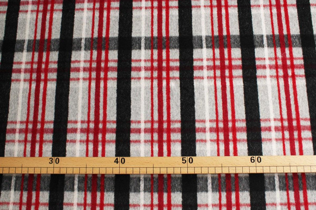 Extra Soft Wool Blend for Outwear - Multicolor Checks-Fabric-FabricSight